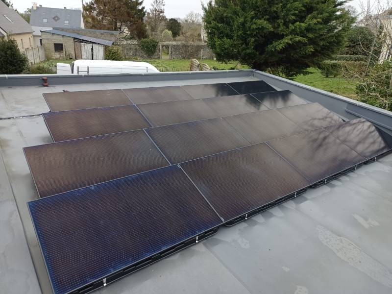 Nouvelle installation de panneaux photovoltaïques Thomson à Cherbourg-en-Cotentin